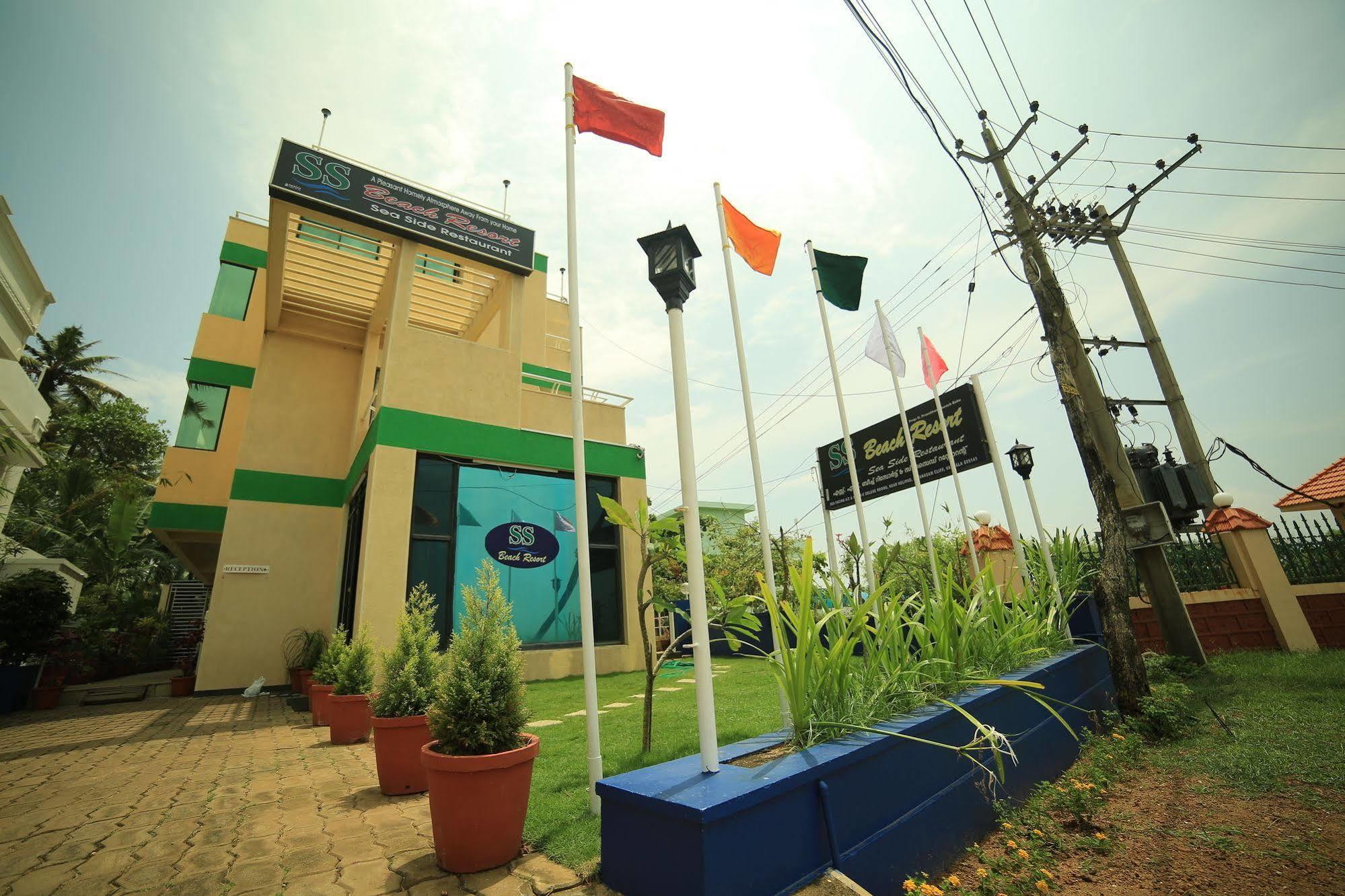 Ss Beach Resort Varkala Bagian luar foto